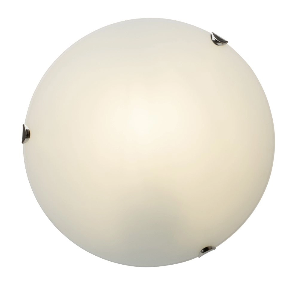 Tijdloze plafondlamp Melania Ø 25cm wit Brilliant 4004353261619