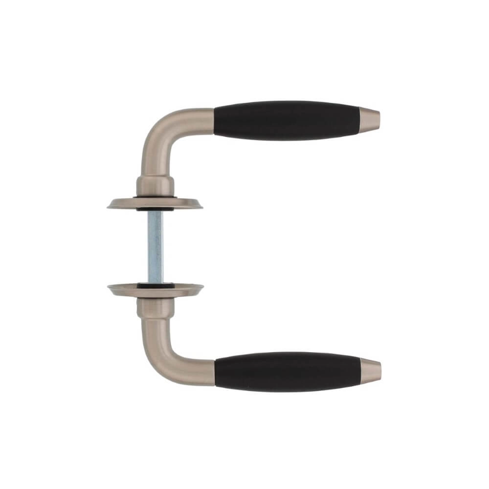 Deurklink Antonnet op rozet mat nikkel Intersteel 8714186489093