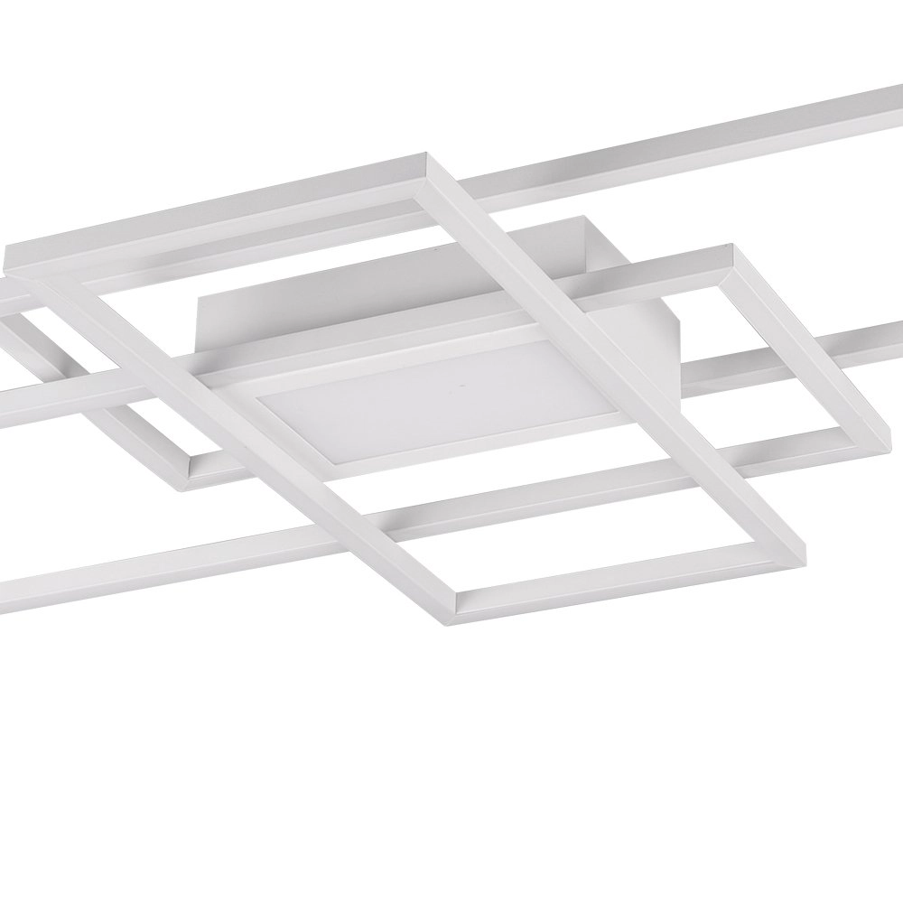 Moderne Plafonnière Irvine wit Trio 4017807452204