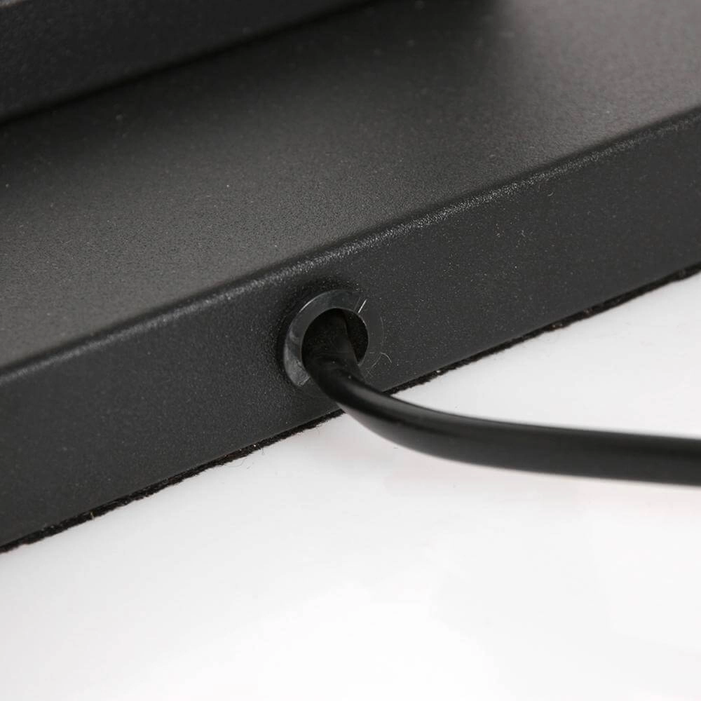 Tafellamp Stang zwart met bamboe kap Ø 40cm Steinhauer 8712746172508