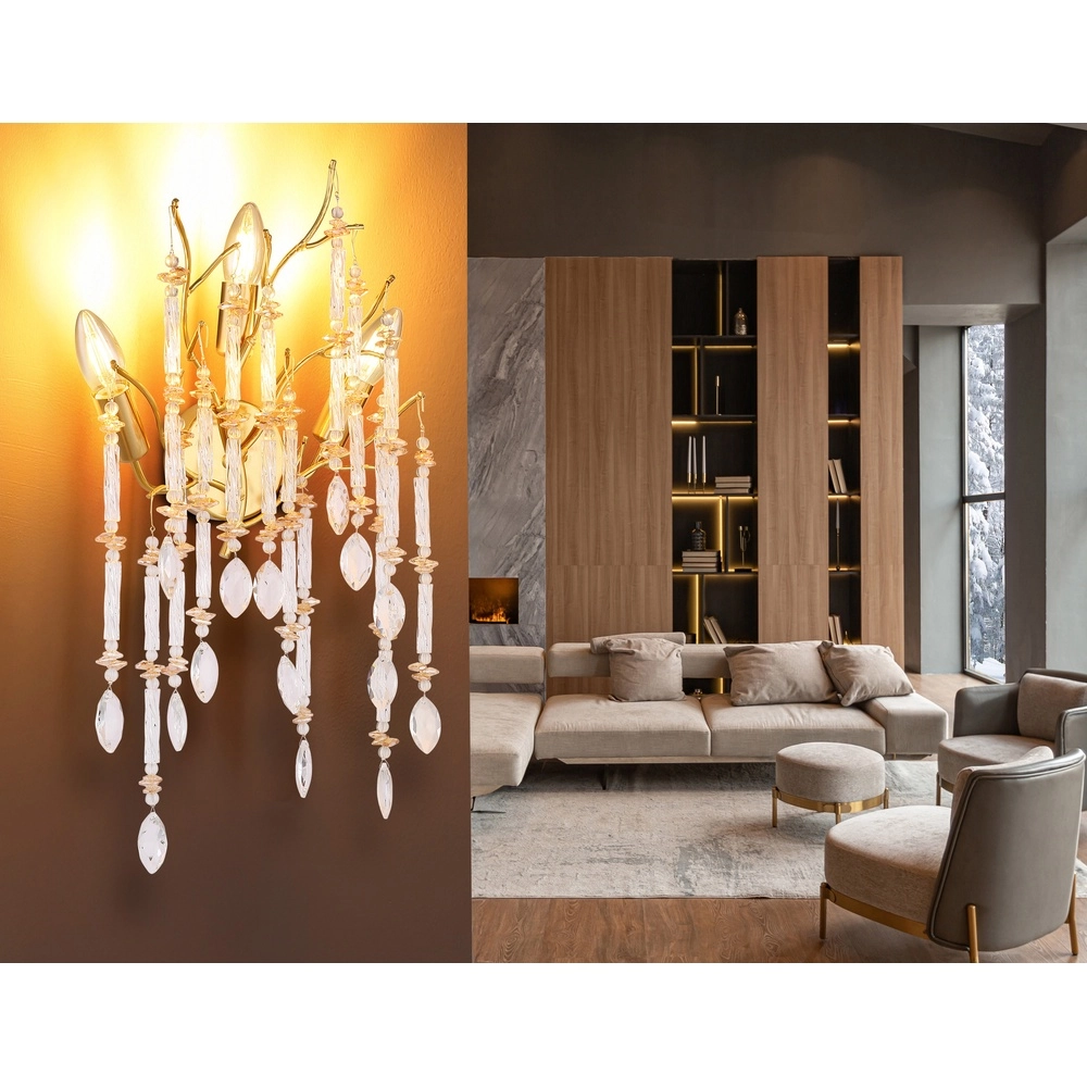 Wandlamp Gloria goud Globo 9007371570003