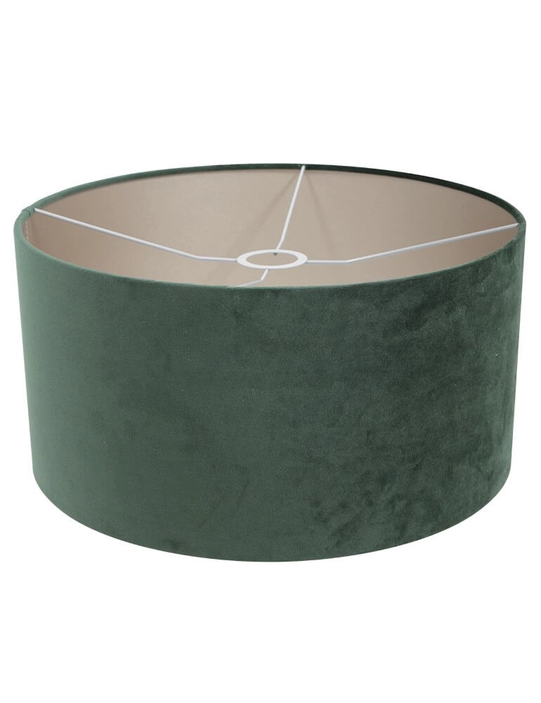 Gouden schemerlamp Brass met groen velvet Steinhauer 8712746151947