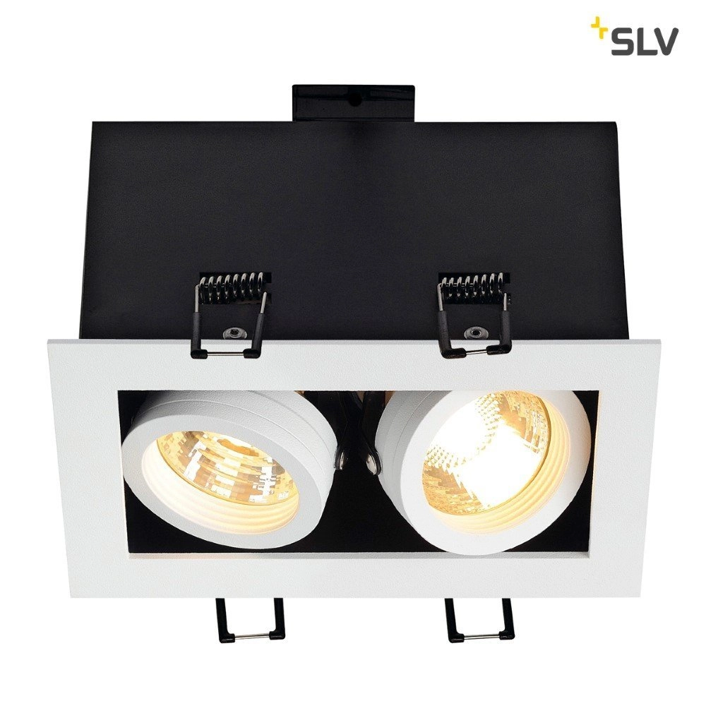 Inbouwspot Kadux 2 GU10 9cm wit SLV 4024163151498