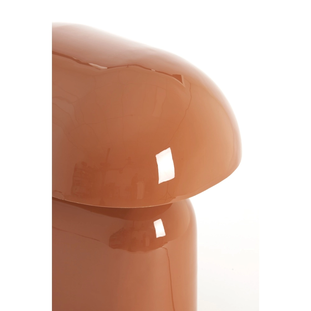 Schemerlamp Todd ovaal - glans donker oranje Light & Living 8717807818951