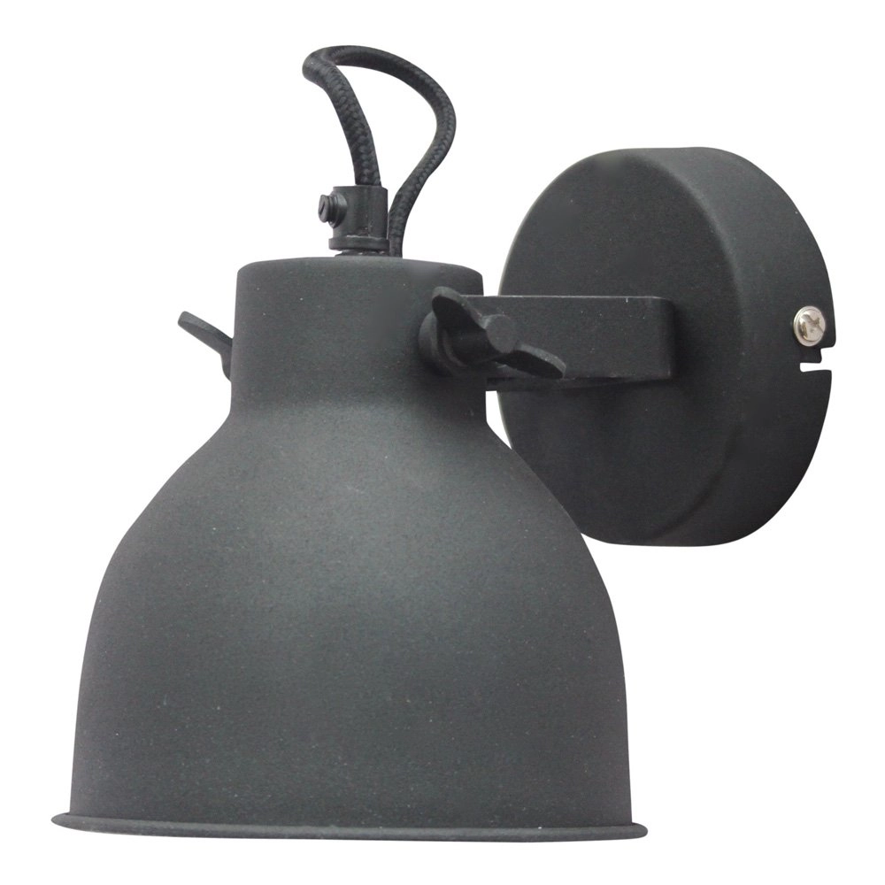 Wandlamp Large Vintage zwart
