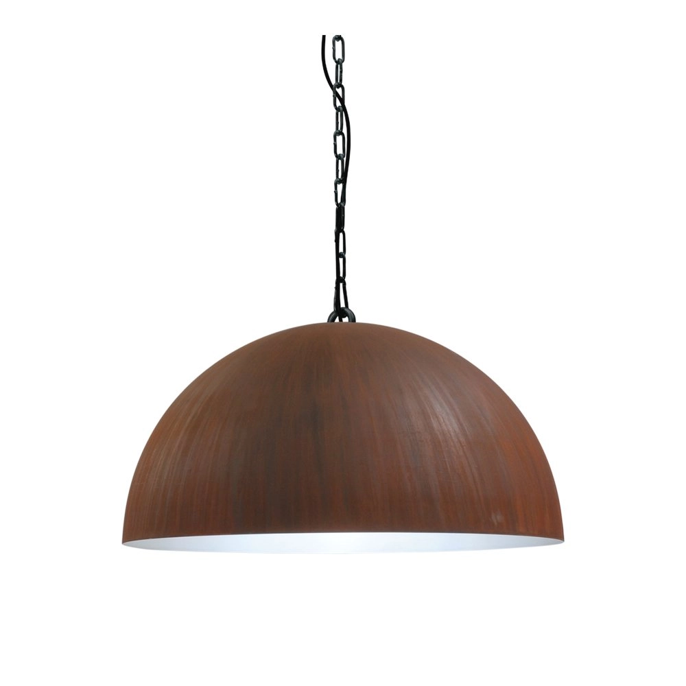 Stoere hanglamp roest Industria 50