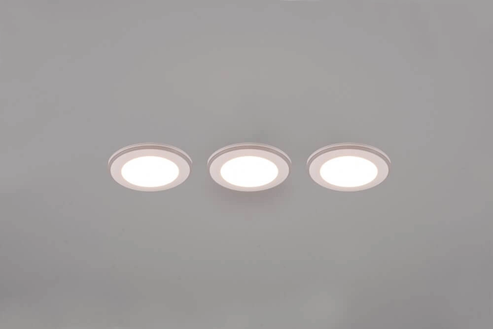 Witte inbouwspots Argus set van 3 Trio 4017807574494