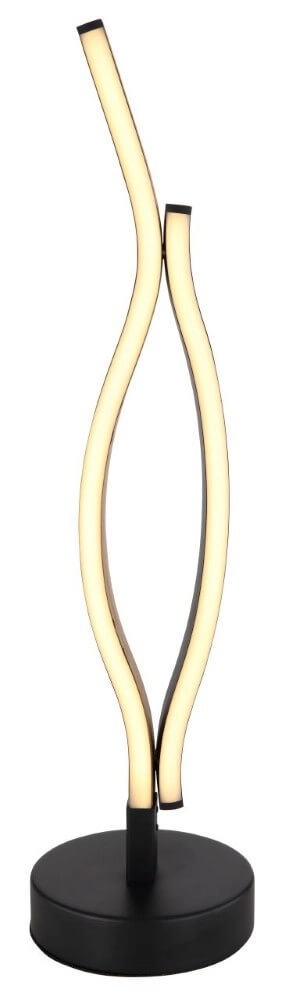 Tafellamp Geronimo zwart met hout Globo 9007371448050