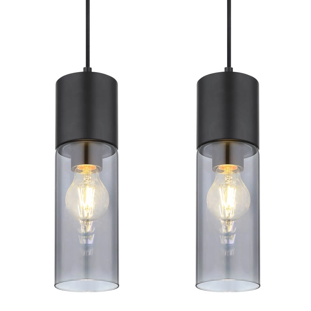 Strakke hanglamp Annika 4-lichts Globo 9007371439768