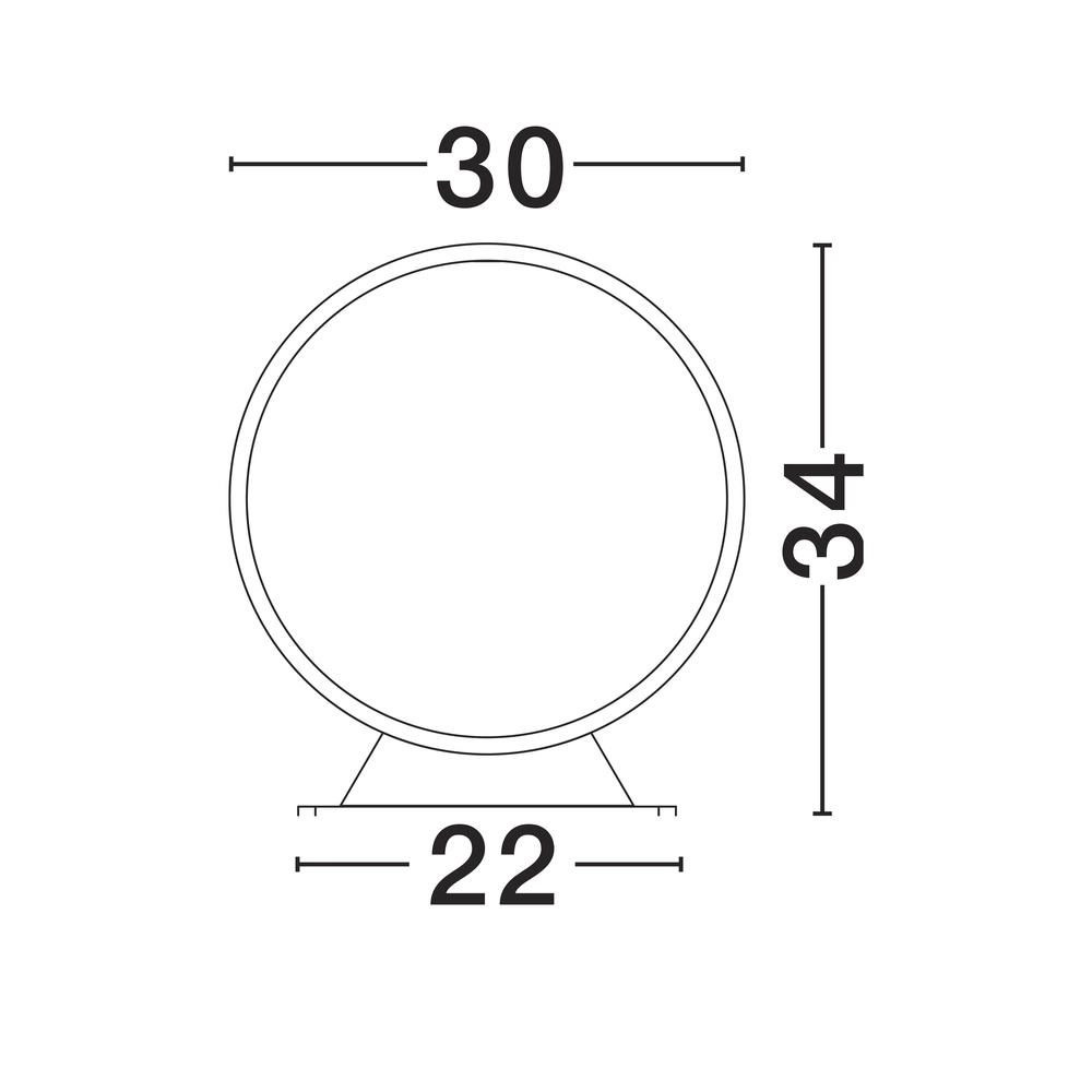 Unieke ringlamp Metro Ø 30cm Lyora 5212017450814