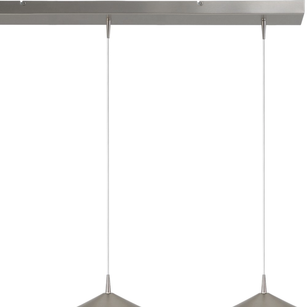 3-lichts hanglamp Ceppo nikkel Ø 18cm Masterlight 8718121358529