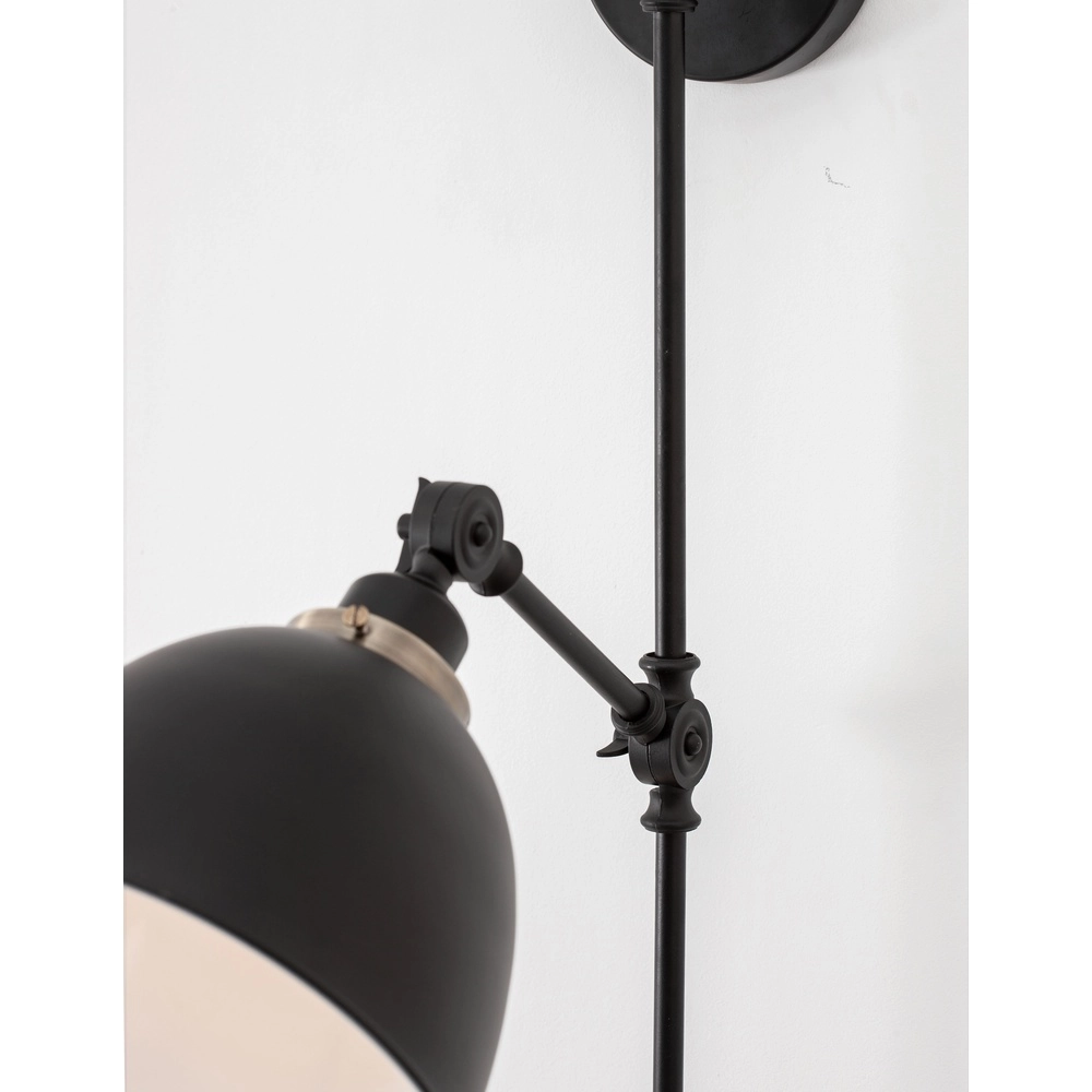 Wandlamp Virgo zwart Lyora 5212017420725