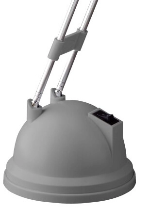 Grijze bureaulamp Katrina Brilliant 4004353204241