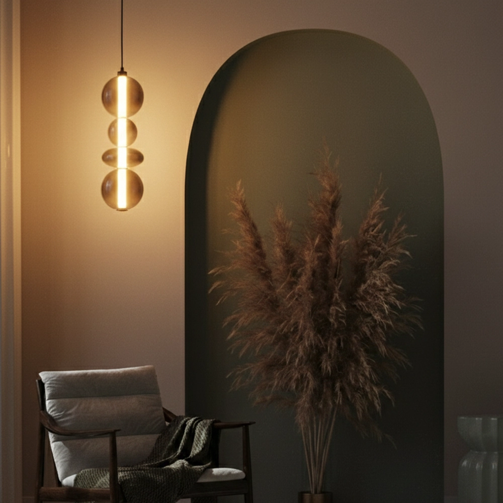 Hanglamp Bally smoke glas 62cm