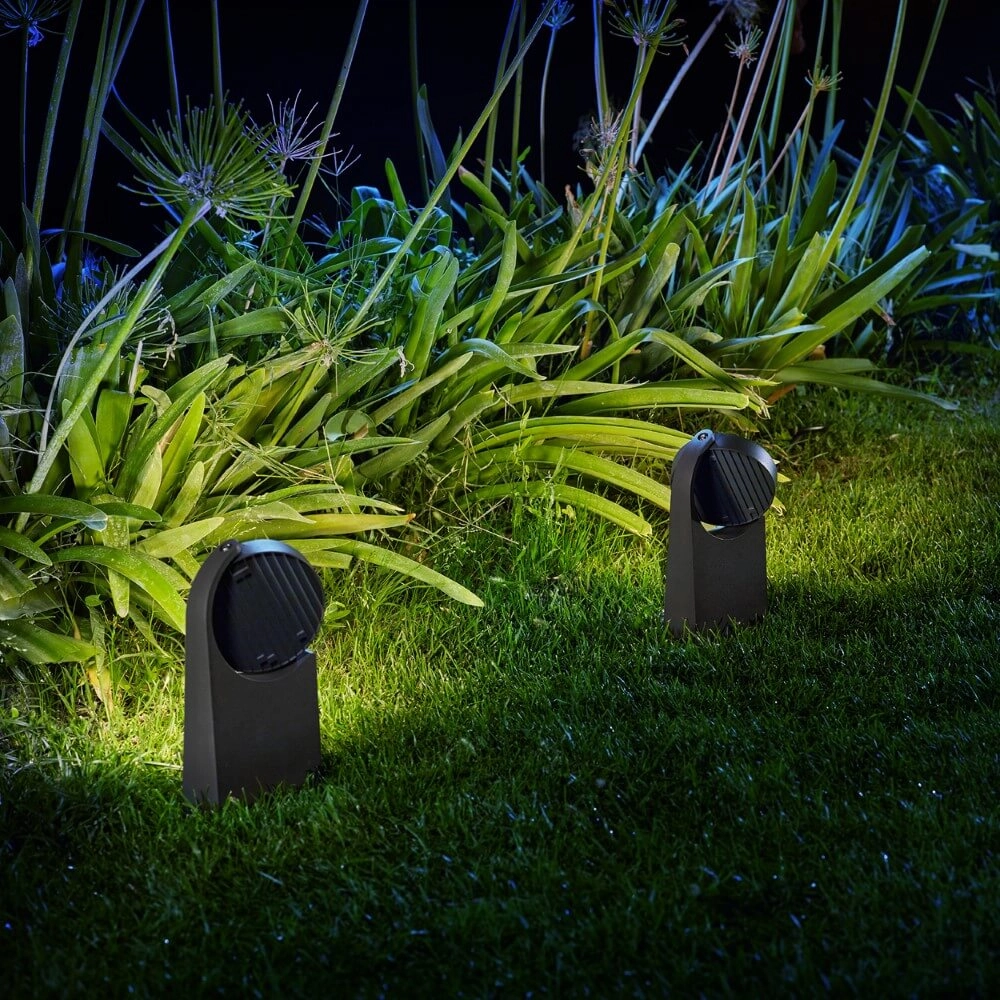 Lantaarn Mimosa antraciet Philips 8719514477292