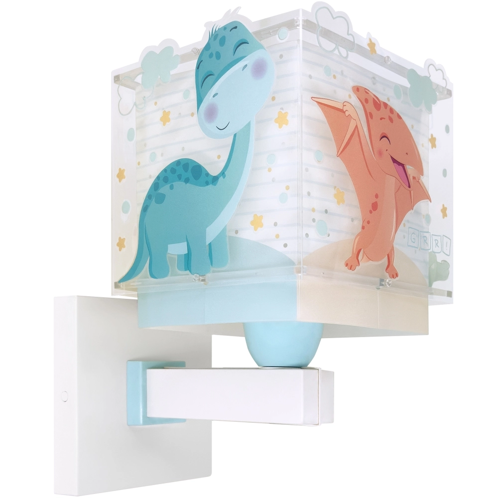 Wandlamp Baby Dinos blauw Wandlamp Baby Dinos blauw