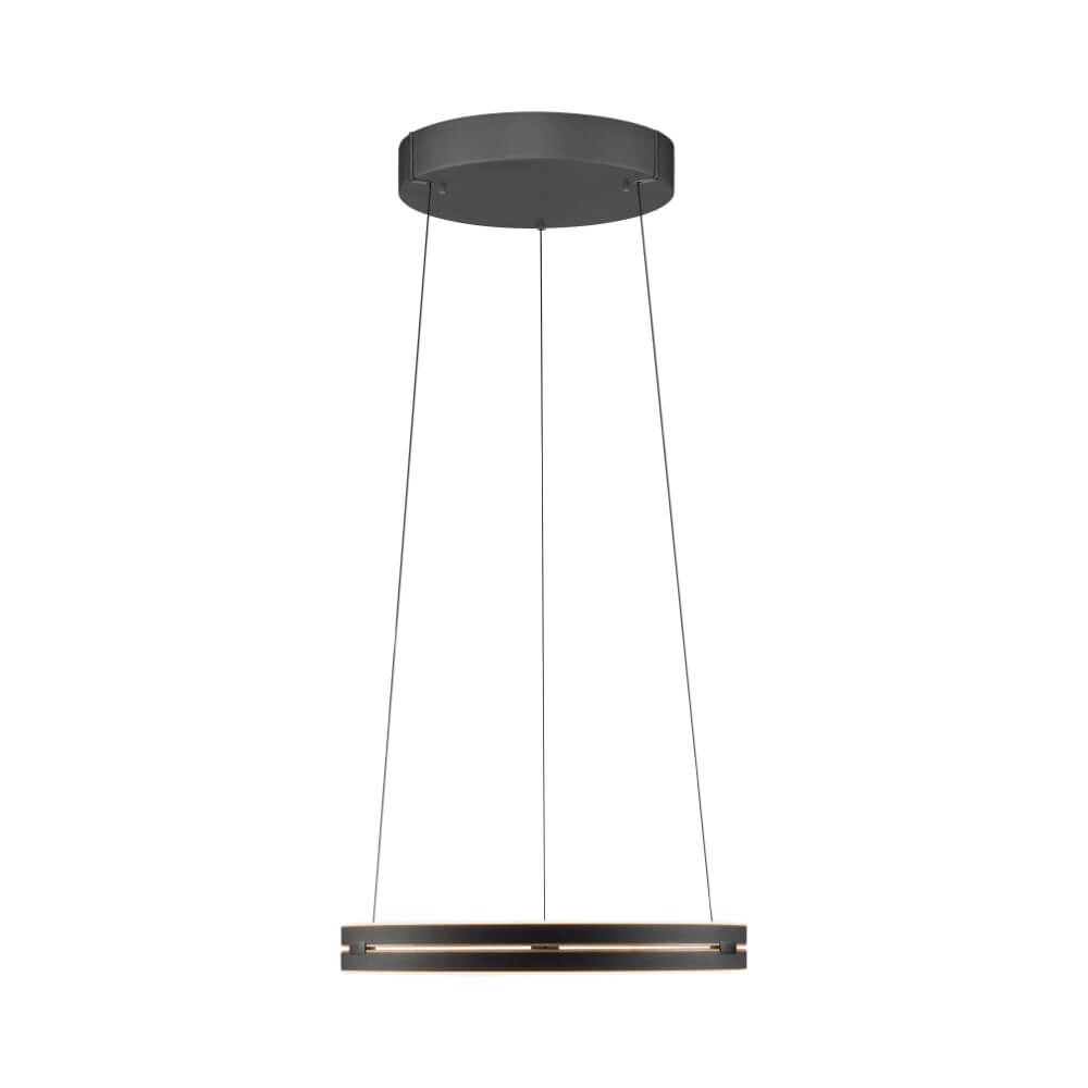Strakke hanglamp Pure E-Loop zwart Paul Neuhaus 4012248386224