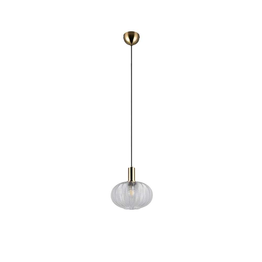 Klassieke hanglamp Elvezia transparant glas Trio 4017807682045