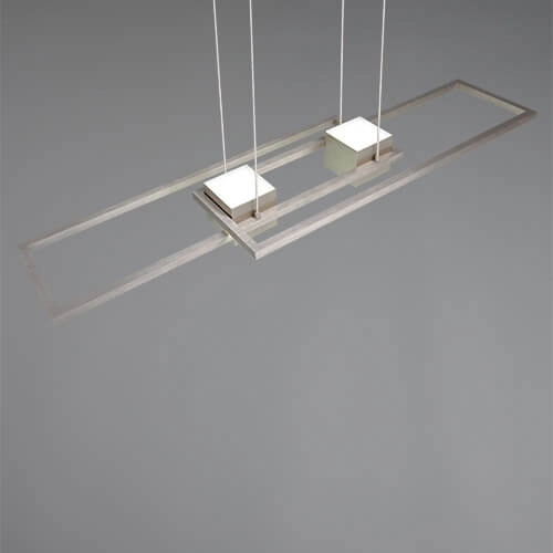 Led hanglamp kantoor Albany rvs Trio 4017807610321