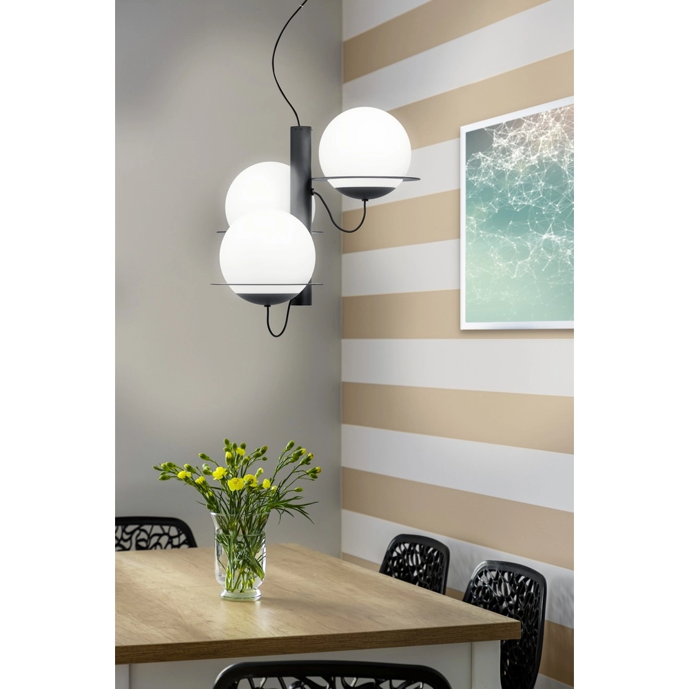 Unieke hanglamp Sabalete zwart Eglo 9002759983642