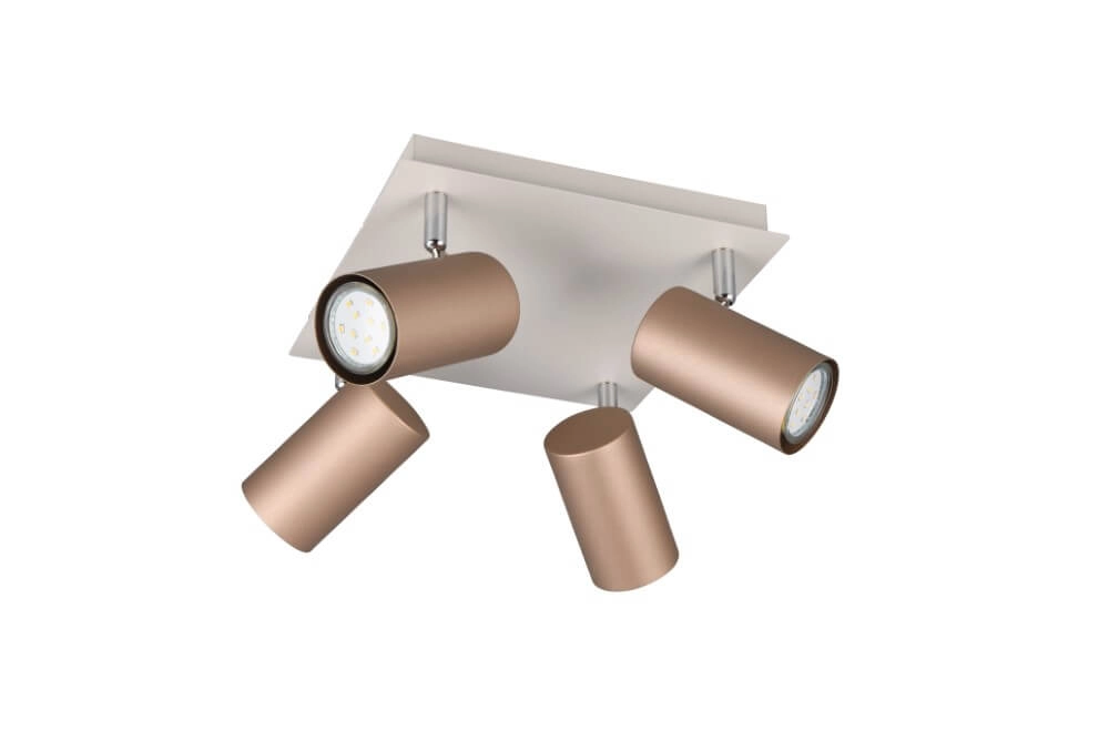 4-lichts opbouwspot Marley coffee Trio 4017807612400