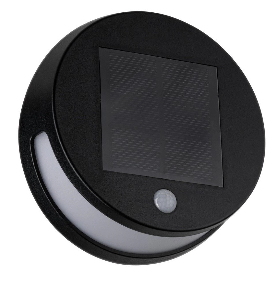 Ronde solar wandlamp Helena met sensor