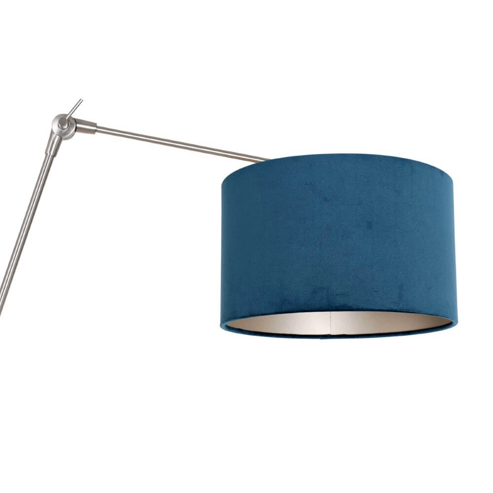 Wand leeslamp Prestige Chic met blauwe kap Steinhauer 8712746147261