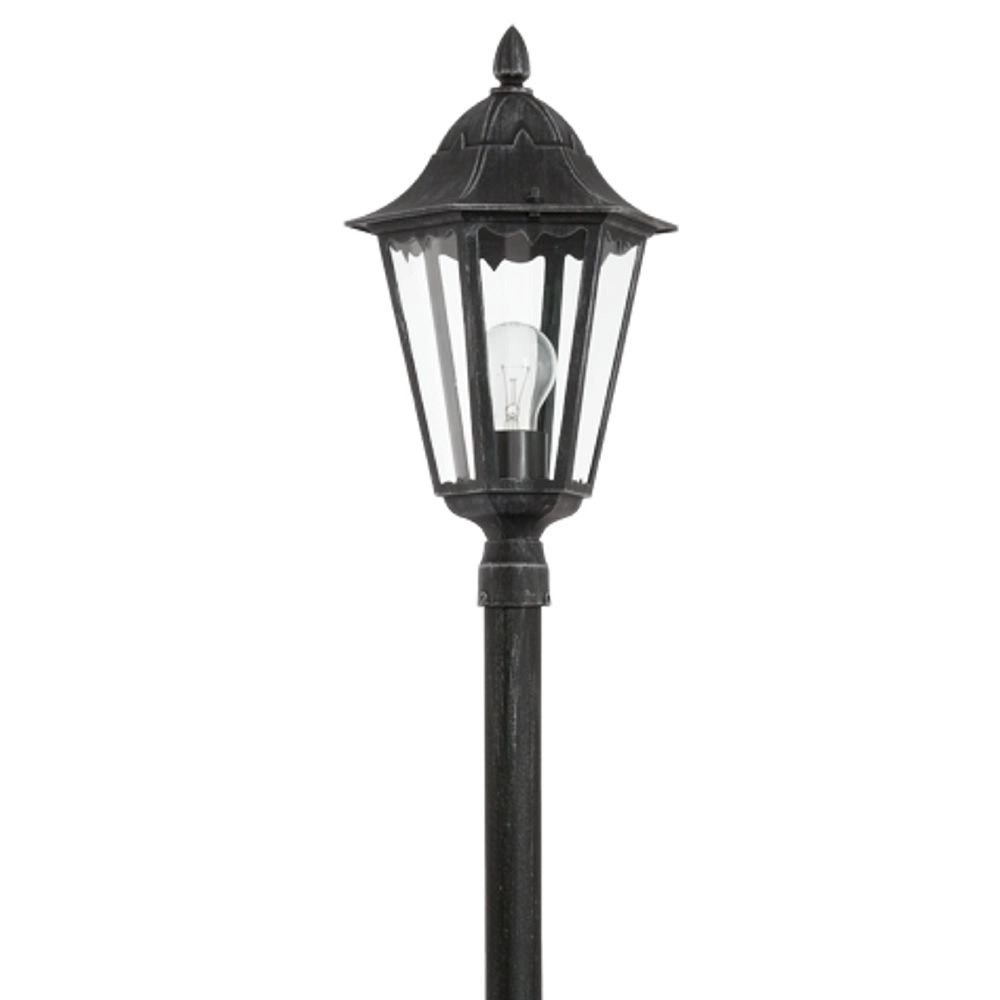 Klassieke tuinlamp Navedo zwart zilver Eglo 9002759934637