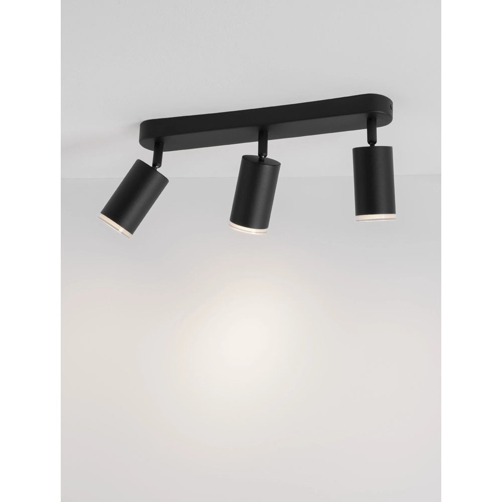 Opbouwspot Mao 3-lichts zwart Opbouwspot Mao 3-lichts zwart