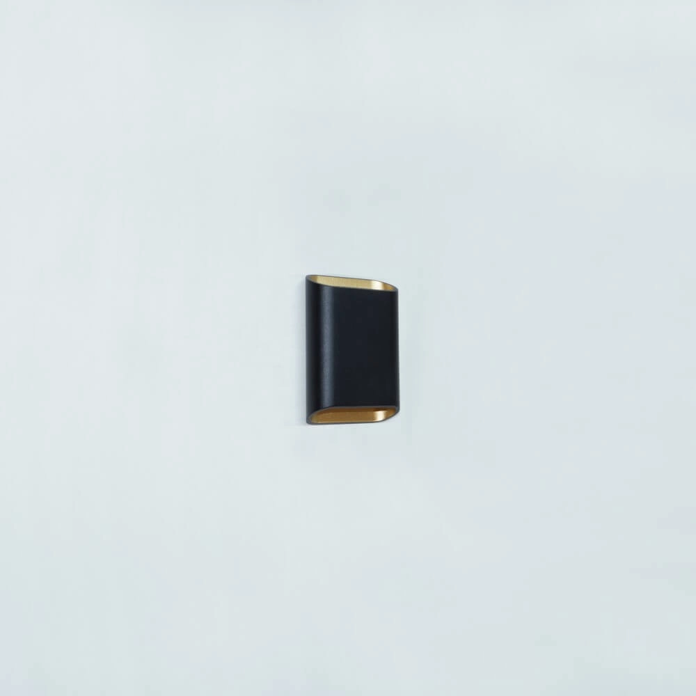 Wandlamp Diaz S Zwart met goud Artdelight 8720701100213