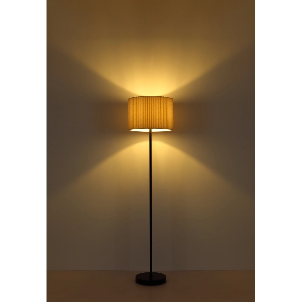 Vloerlamp Page Ø 38cm wit met zwart Globo 9007371528592