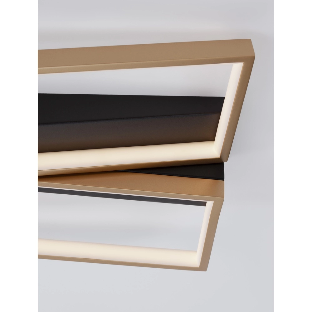 Design plafondlamp Elize zwart met goud Lyora 5212017433145