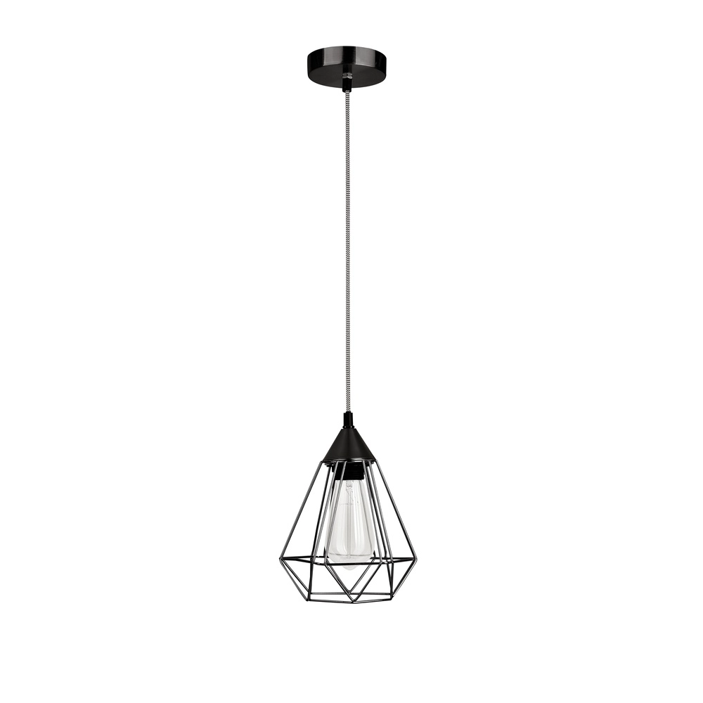 Hanglamp Paolo 1-lichts zwart