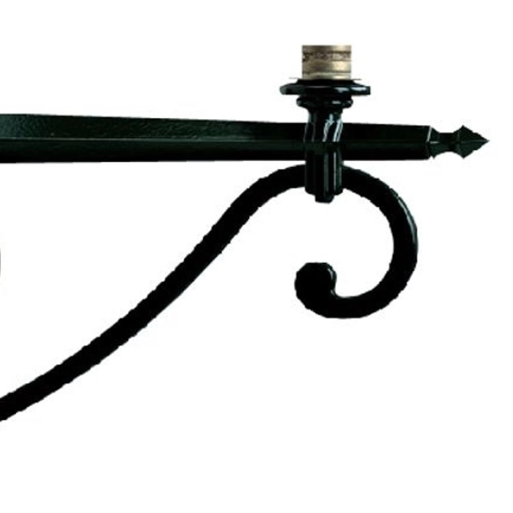 Steun nostalgische stijl Venlo zwart KS Verlichting 8714732571944