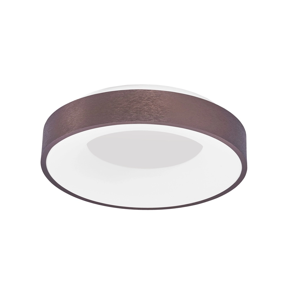 Plafondlamp Rando Thin koffie bruin Ø 38cm Lyora 5212017420053
