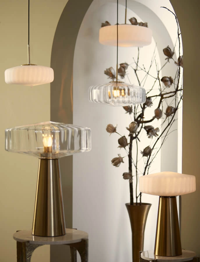 Hanglamp Pleat goud Ø40cm Light & Living 8717807687823