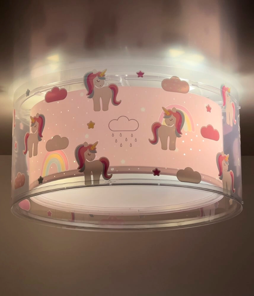 Plafondlamp Unicorns Ø 33cm Dalber 8420406415963