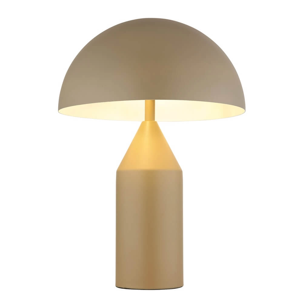 Design tafellamp Atoma zand bruin