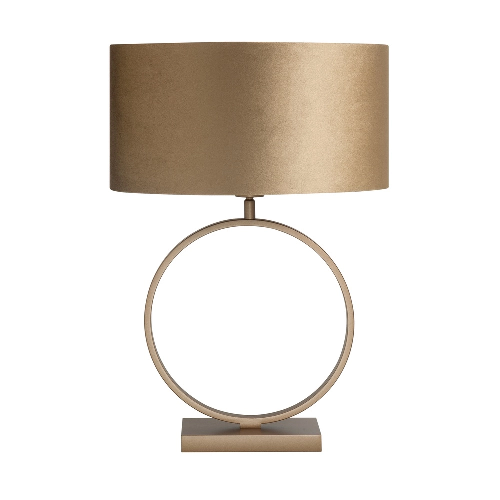 Design tafellamp Siena koper brons ovaal