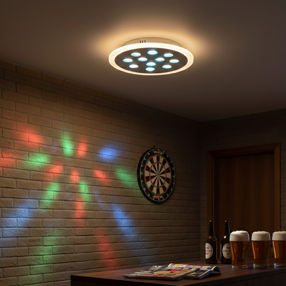 Plafonniere Astro Ø 30cm met RGB functie