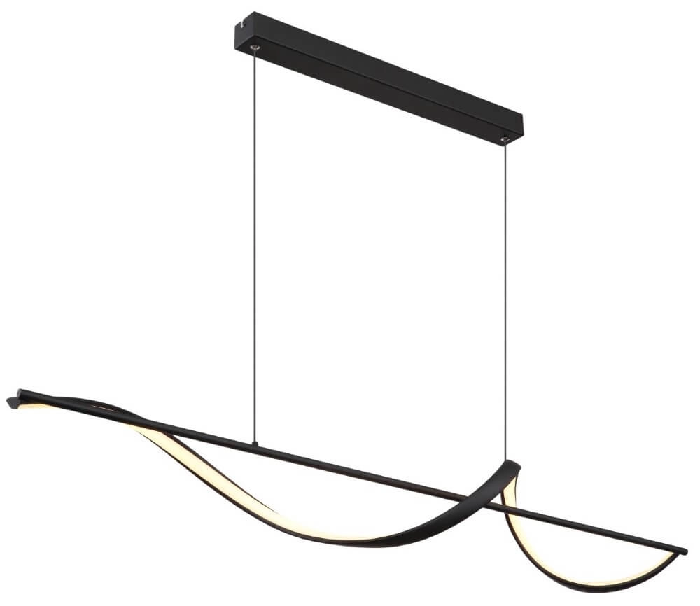 Golvende hanglamp Violino zwart design