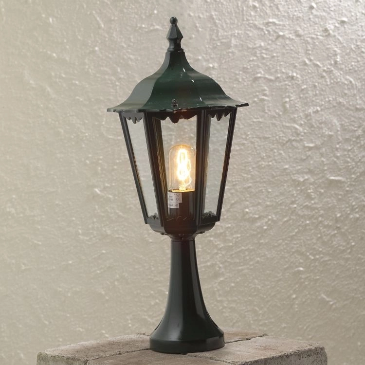 Klassieke sokkellamp Firenze Antiek groen KonstSmide 7318307214604