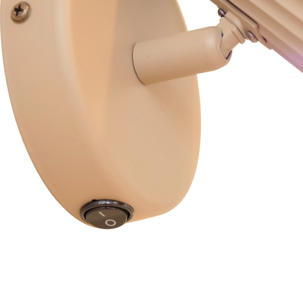 Zand muurspotje Caminia GU10 - met schakelaar Eglo 9008606312504