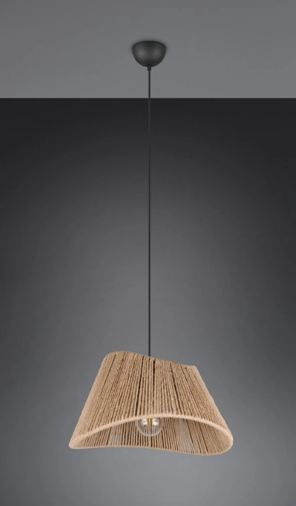 Japandi hanglamp Valerie rotan Ø 52cm Trio 4017807637380