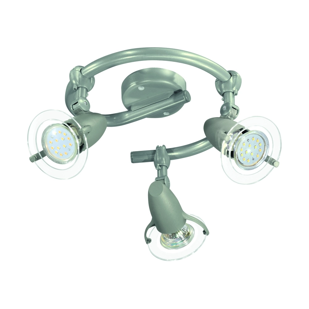 Opbouwspot Pocket 2 3-lichts grijs