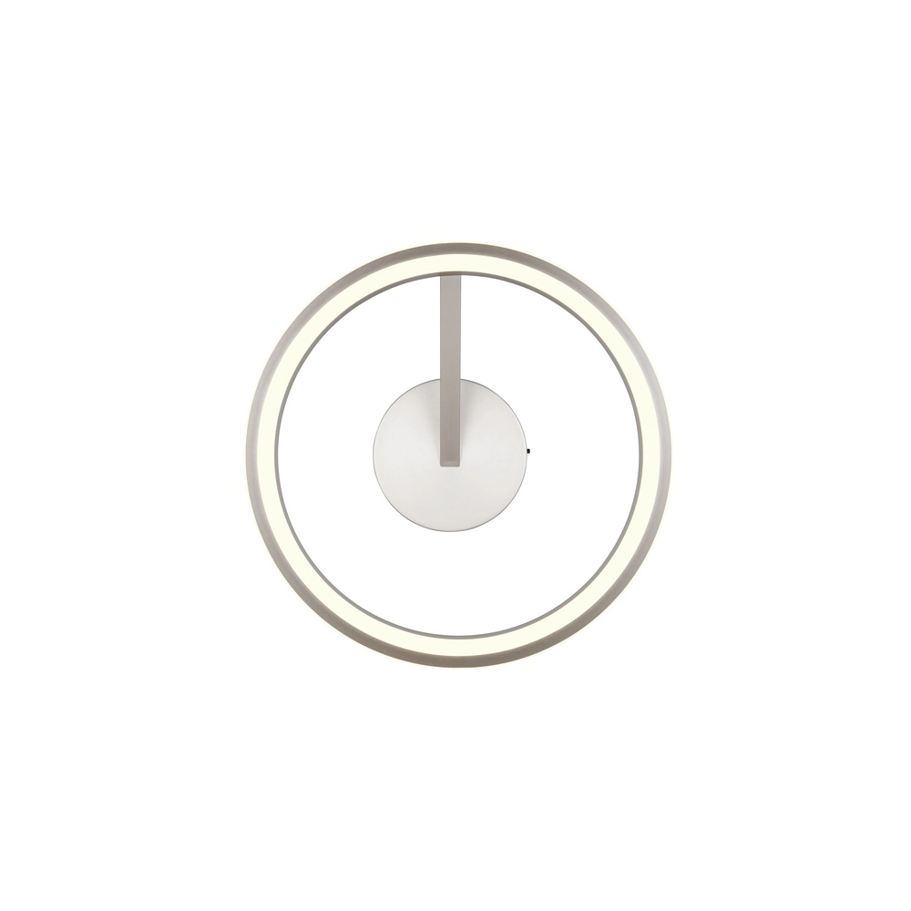 Ronde plafondlamp Amador nikkel Trio 4017807662115