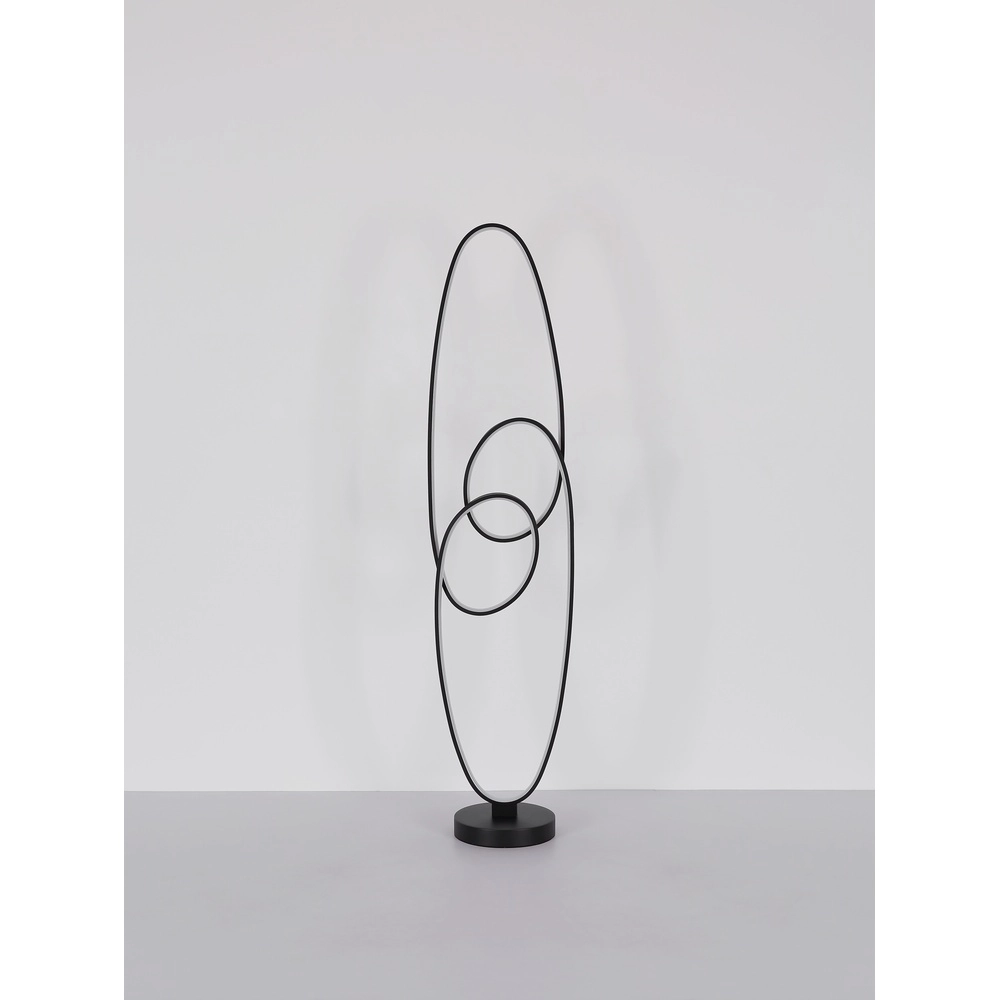 Design vloerlamp Spira zwart Globo 9007371453252