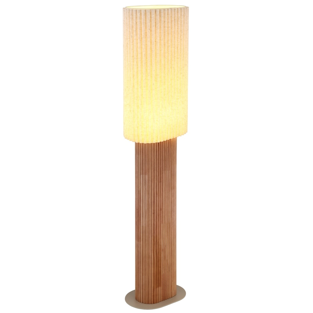 Unieke vloerlamp Jannie bruin Globo 9007371592906
