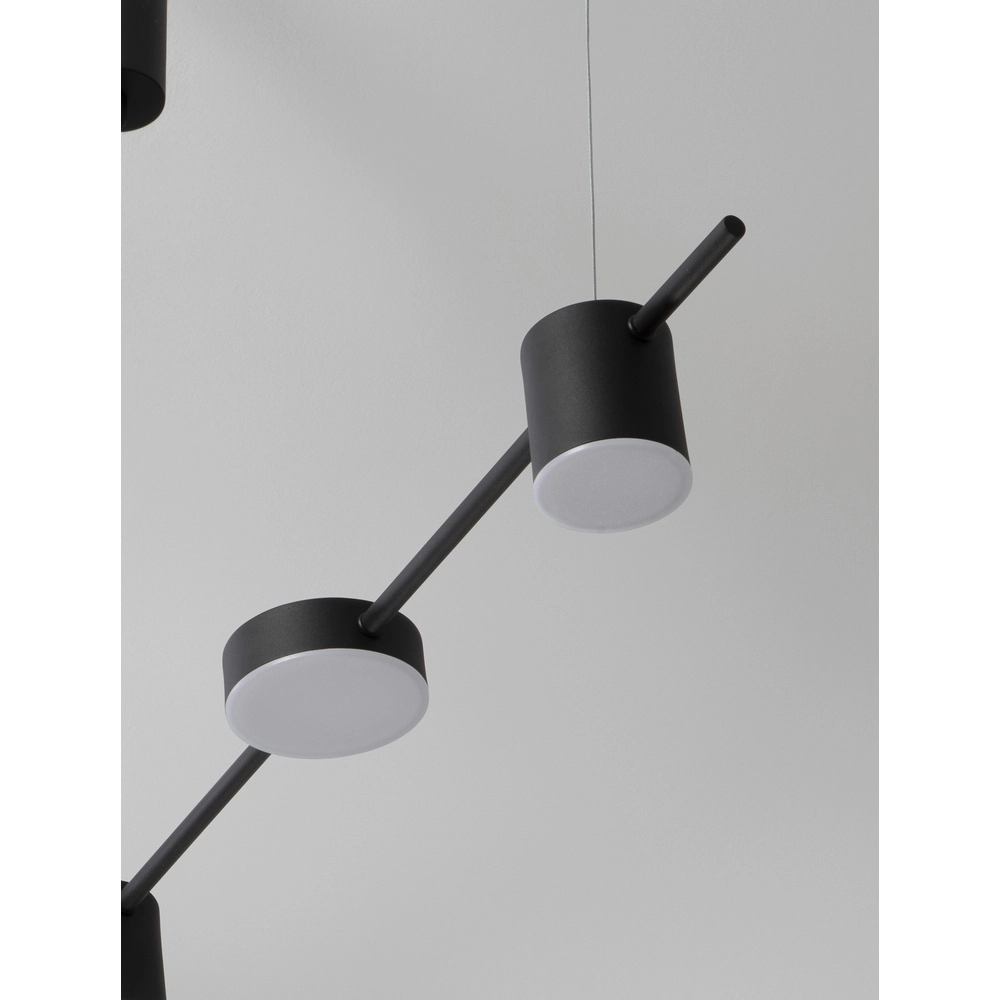 Zwarte hanglamp Nordik design 127cm Lyora 5212017440709