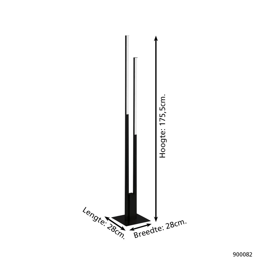 Slimme led vloerlamp Fraioli-Z 175cm Eglo 9008606223589